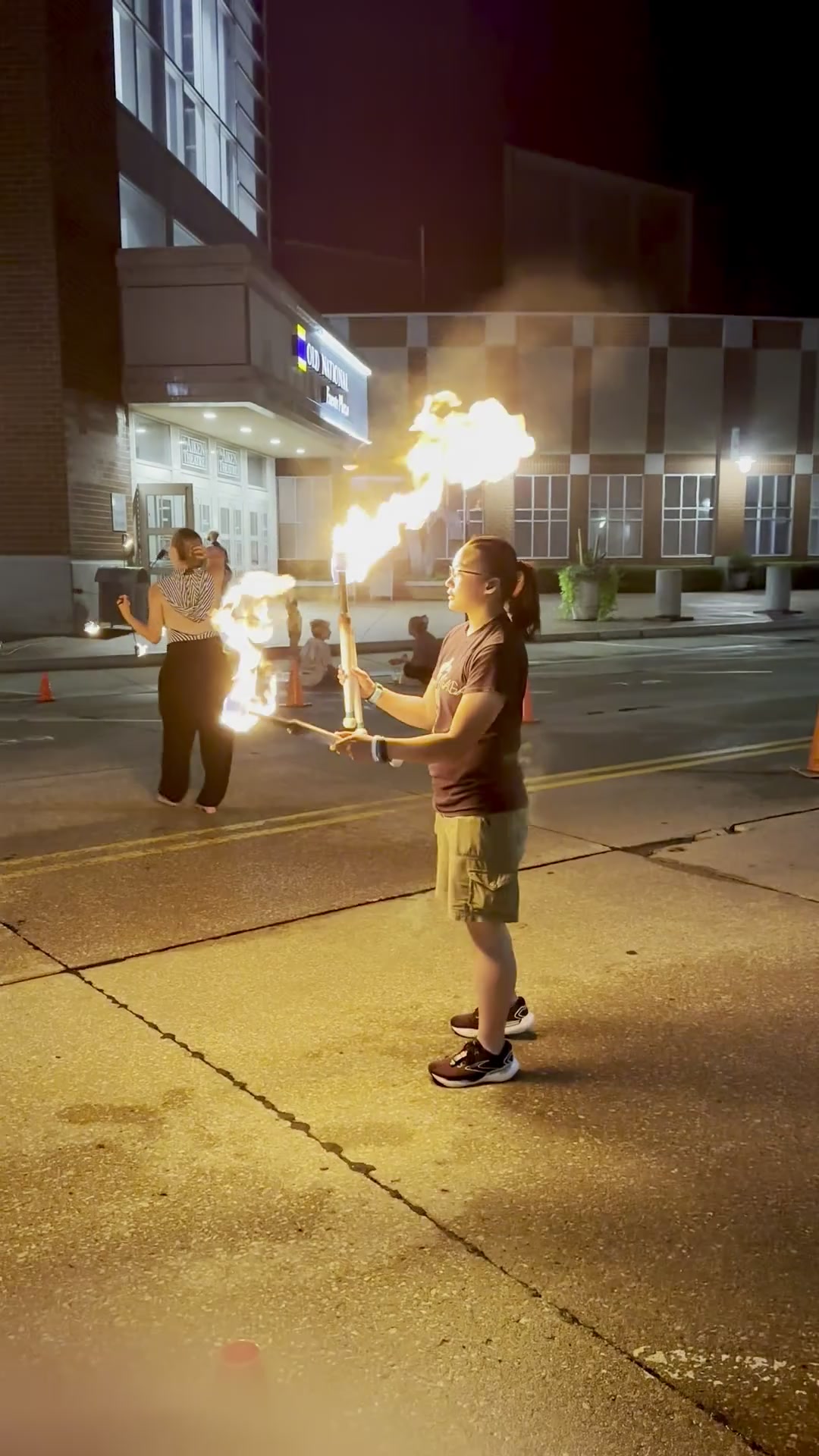 Torch juggling at IJA